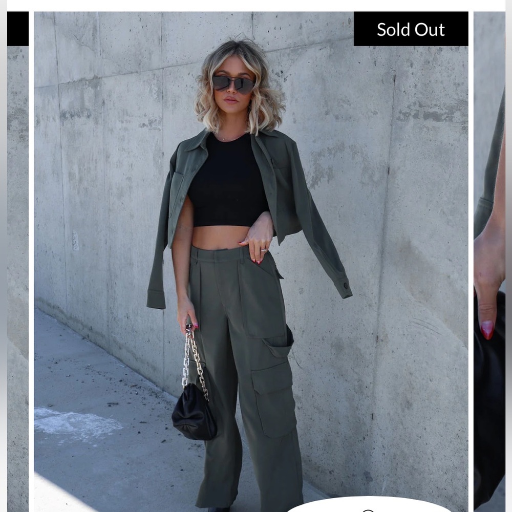 New VICI CARGO WIDE LEG PANT